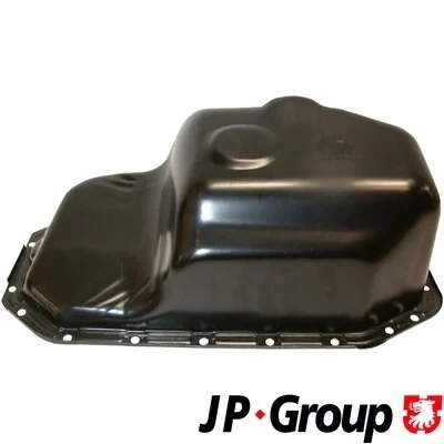 Bilde av JP GROUP 1112900700 Bunnpanne uten hull for oljenivåmåler Stål VOLKSWAGEN: Golf 5, Polo IV Hatchback