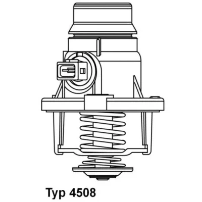 Bilde av WAHLER 4508.101D Termostat 101 med tetning BMW: 5 Touring, Sedan, X5