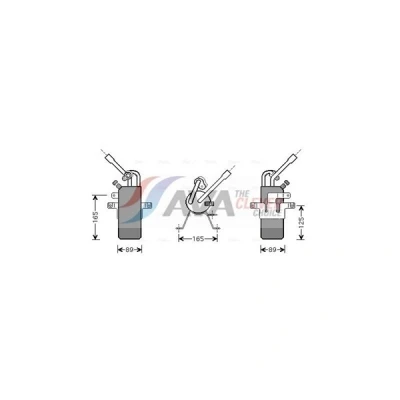 Bilde av AVA COOLING SYSTEMS FDD374 Tørker Aluminium