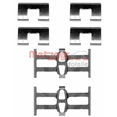 Bilde av METZGER 109 1118 Tibehørsett, skivebremse belegg HONDA: CR V 2, PRELUDE 4, ACCORD 6 Coupe, SUZUKI: SX4 I Hatchback, SWIFT 3