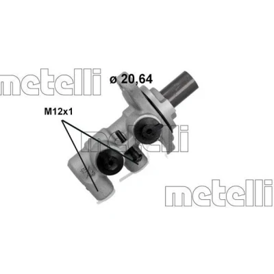 Bilde av METELLI 05 1241 Hovedsylinder 20,64 Aluminium