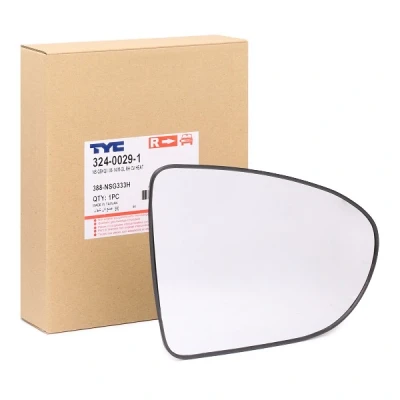 Bilde av TYC 324 0029 1 Speilglass høyre NISSAN: Qashqai / Qashqai+2 I
