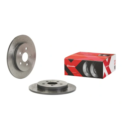 Bilde av BREMBO 08.A534.3X Bremseskiver 259 9 5 hullet, fullt ut belagt TOYOTA: Prius IV Liftback, III Hatchback, PHV LEXUS: CT