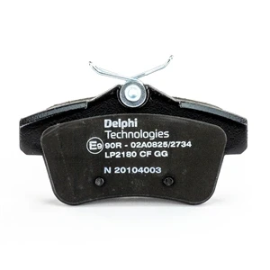 Bilde av DELPHI LP2180 Bremseklosser ikke klargjort for slitasjeindikator med antihyle blikk tilbehør PEUGEOT: 508 I SW, 3008 I, 5008