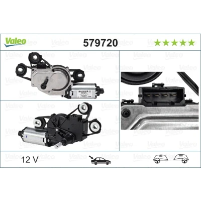 Bilde av VALEO 579720 Vindusviskermotor 12 bak for høyre/venstre ratt ORIGINAL PART
