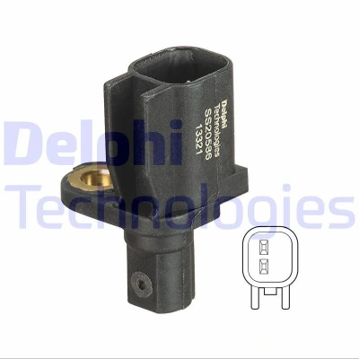 Bilde av DELPHI SS20586 ABS sensor aktiv FORD: KUGA 1, FOCUS 3 Turnier,