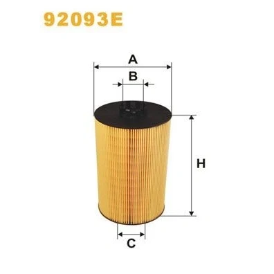 Bilde av WIX FILTERS 92093E Oljefilter Filterinnsats