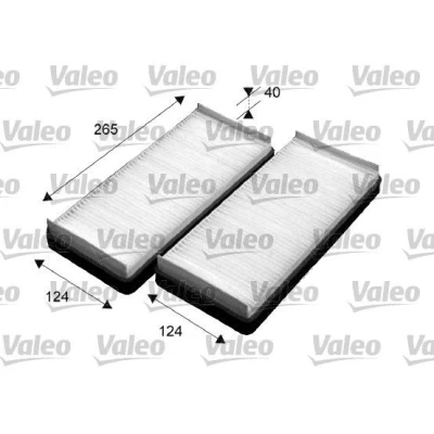 Bilde av VALEO CLIMFILTER COMFORT 715531 Kupéfilter Partikkelfilter 267, 267 126 39 MERCEDES BENZ: E Klasse T modell, S Sedan, CLK Coupé