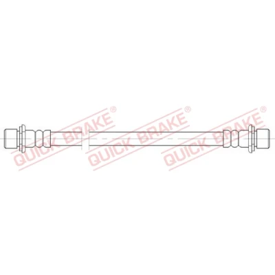 Bilde av QUICK BRAKE 25.069 Bremseslange 232 M10x1