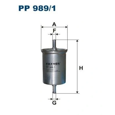 Bilde av FILTRON PP 989/1 Drivstoffilter ledningsfilter 8 SMART: Fortwo II Coupé, Cabrio
