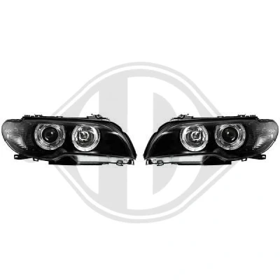 Bilde av DIEDERICHS HD Tuning 1215785 sett hovedfrontlys med motor for høydejustering hovedlys