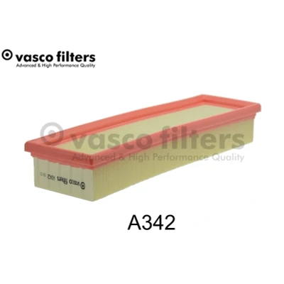 Bilde av DAVID VASCO A342 Luftfilter 50 92 336 firkantet Filterinnsats PEUGEOT: 207 Hatchback, SW, CITROËN: C3 II