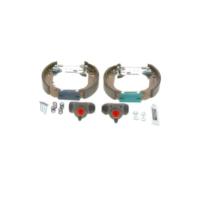 Bilde av BOSCH 0 204 114 127 bremsesett, trommebremse med tilbehør, hjulsylinder brems PEUGEOT: 206 Hatchback