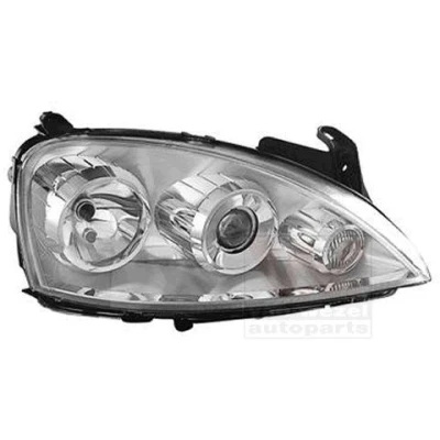 Bilde av VAN WEZEL 3779968 Frontlykter høyre H7/H7 DE transparent for høyrekjøring uten motor høydejustering hovedlys PX26d OPEL: Corsa C Hatchback