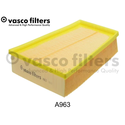 Bilde av DAVID VASCO A963 Luftfilter 58 192 244 firkantet Filterinnsats RENAULT: MEGANE 2 Coupe Cabriolet, Kangoo II Express, SCENIC