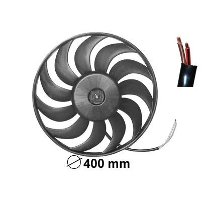 Bilde av VAN WEZEL 0325747 Kjølevifte 400 320 med elektromotor AUDI: A4 B6/B7 Cabrio, A6 C5 Avant