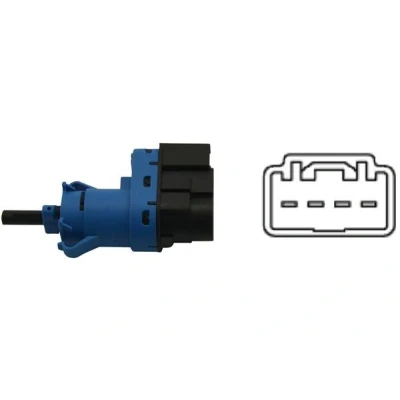 Bilde av KAVO PARTS EBL 4507 bremselysbryter mekanisk 4 FORD: Transit Custom V362 Van, VOLVO: V50