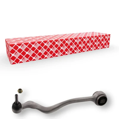 Bilde av FEBI BILSTEIN 12622 Bærebru med sikringsmutter, holder lager, støtte / styreledd framaksel venstre, øvre Casterstag Aluminium