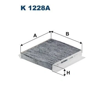 Bilde av FILTRON K 1228A Kupéfilter Karbonfilter 200 177 30 SUZUKI: SWIFT 4, 5, FIAT: Doblo II Varebil / Stasjonsvogn, Stasjonsvogn
