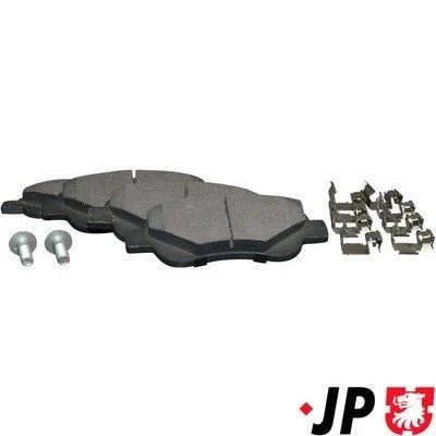 Bilde av JP GROUP 4863602610 Bremseklosser framaksel ekskl. slitasjevarselkontakt CITROËN: C1 I, II, TOYOTA: Aygo, PEUGEOT: 107 Hatchback, 108 Hatchback