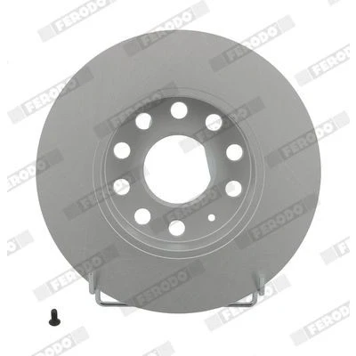 Bilde av FERODO PREMIER Coat+ disc DDF1276C Bremseskiver 256 12 5 fullt ut belagt med skruer VOLKSWAGEN: Caddy 3, Touran I, Golf 5, SKODA: Octavia 2 Combi
