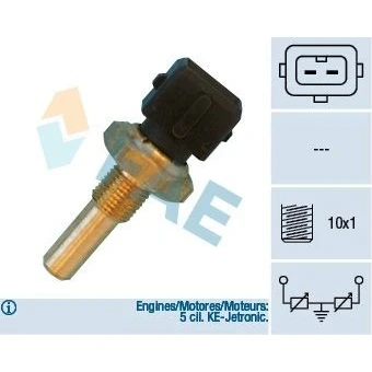 Bilde av EPS 1.830.229 Kjølevæsketemperatursensor Made in Italy OE Equivalent AUDI: Coupe B3, Cabriolet B4, 80 B4 Avant