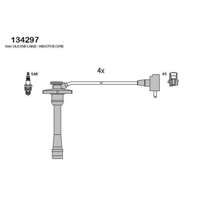 Bilde av HITACHI 134297 Pluggledninger