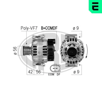 Bilde av ERA 210730A Dynamo 14V 120A MERCEDES BENZ: E Klasse T modell, Sedan, C modell