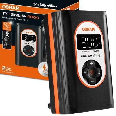 Bilde av OSRAM TYREinflate 4000 OTIR4000 Dekktrykkmåler / fyller med digitalt display