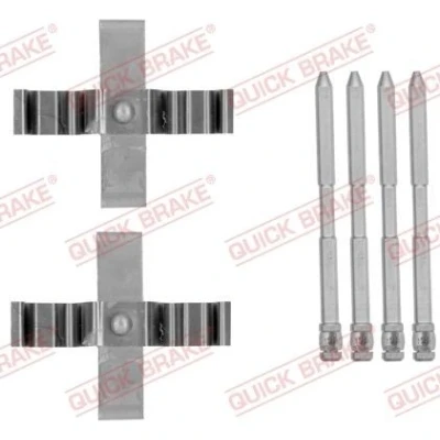 Bilde av QUICK BRAKE 109 1801 Tibehørsett, skivebremse belegg BMW: 1 Hatchback, Cabrio