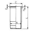 Bilde av KOLBENSCHMIDT 89588110 Sylinderhylse 123,035mm