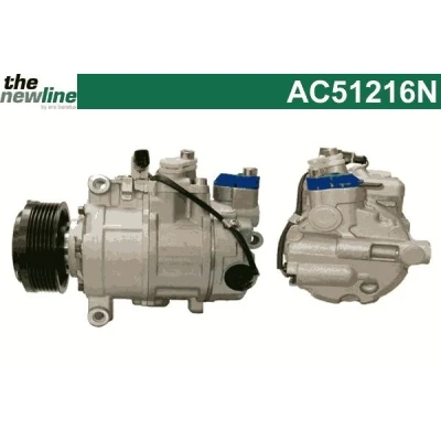 Bilde av The NewLine AC51216N Kompressor 6SEU14C AUDI: A4 B7 Sedan, B6/B7 Cabrio, Avant
