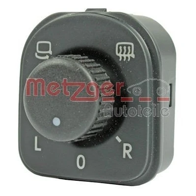 Bilde av METZGER 0916488 bryter, speiljustering VOLKSWAGEN: Golf 5, Plus / Crossgolf, Passat B7 Variant