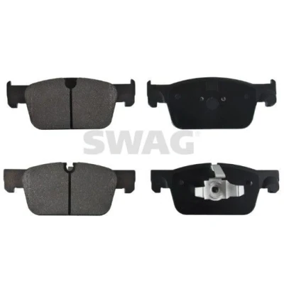 Bilde av SWAG 33 10 7616 Bremseklosser framaksel klargjort for slitasjeindikator med kolbleklips VOLVO: V90 II Stasjonsvogn, XC60 II, V60