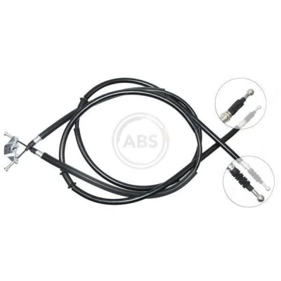 Bilde av A.B.S. K12805 Bremsekabel 1643, 1675 Skivebrems for høyre/venstre ratt OPEL: Astra H GTC