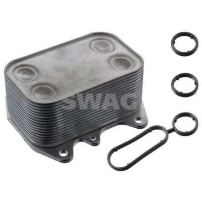 Bilde av SWAG 30 10 3463 Oljekjøler med tetning VOLKSWAGEN: Multivan 5 (7HM, GOLF 6, Transporter 5, SKODA: Octavia 2 Combi, Superb II Hatchback