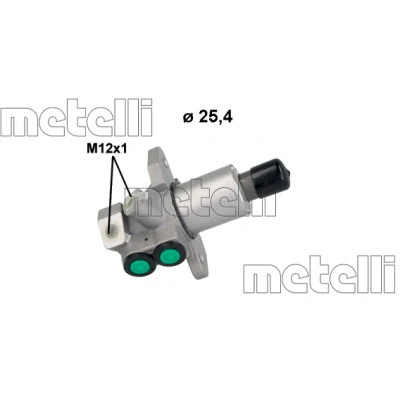 Bilde av METELLI 05 1246 Hovedsylinder 25,4 Aluminium