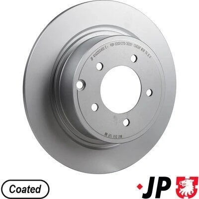 Bilde av JP GROUP 4163202400 Bremseskiver bakaksel 302 10 5 fullt ut belagt MITSUBISHI: Outlander 2 SUV, ASX CITROËN: C4 Aircross, PEUGEOT: 4008 SUV