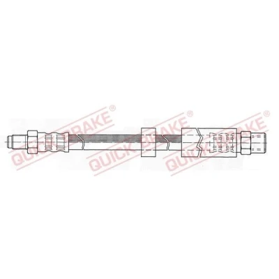 Bilde av Bremseslange, Ytre, Høyre bakaksel, Venstre bmw 5 touring [e39], 34301165075, 34301166248
