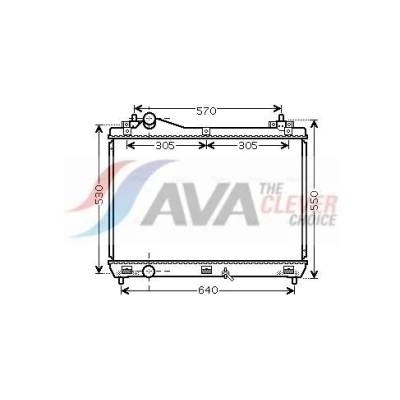 Bilde av PRASCO SZ2104 Radiator Aluminium 450 692 23 Kjøleribber satt sammen mekanisk SUZUKI: Grand Vitara 2 SUV