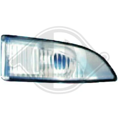 Bilde av DIEDERICHS 4465326 Blinklys transparent, krom høyre RENAULT: GRAND SCENIC 3
