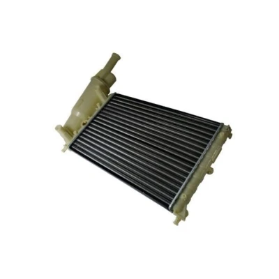 Bilde av THERMOTEC D7F004TT Radiator Aluminium, plast for kjøretøy uten luftkondisjonering 322 496 23 Manuel girkasse Kjøleribber satt sammen mekanisk