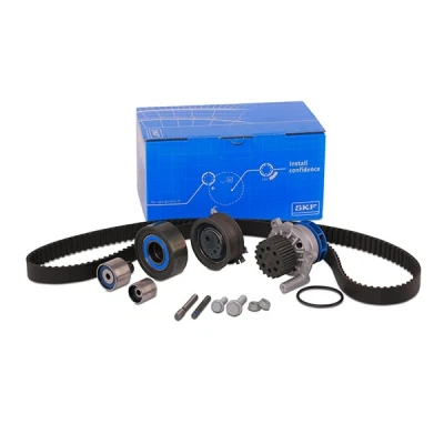 Bilde av SKF VKMC 01148 2 Vannpumpe + Registerreimsett med tetning stagbolt 160 VOLKSWAGEN: Amarok Pick up, Transporter 5