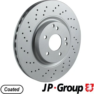 Bilde av JP GROUP 1363105400 Bremseskiver framaksel 330 28 5 hullet, ventilert belagt MERCEDES BENZ: C Klasse Sedan, T modell, SLK