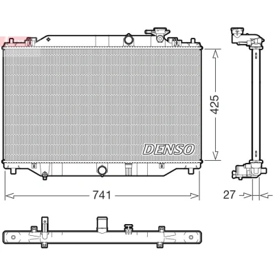 Bilde av Radiator DENSO DRM44052