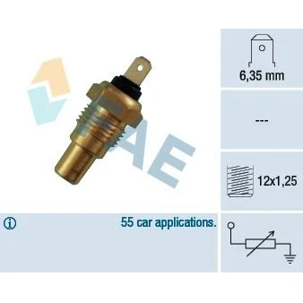 Bilde av Kjølevæsketemperatursensor, infiniti,nissan, 0159 589 R, 589, 0361 543, 159 25080 89903, 361 691400D010, 69140