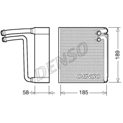 Bilde av DENSO DEV09025 Fordamper