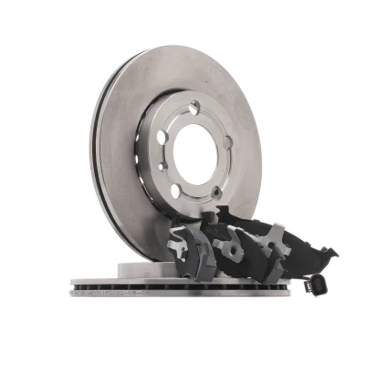 Bilde av MAPCO 47902 bremsesett, skivebremse framaksel ventilert inkl. slitasjevarselkontakt VOLKSWAGEN: Polo IV Hatchback