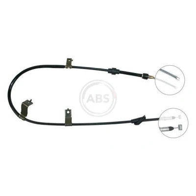 Bilde av A.B.S. K13858 Bremsekabel 1480 Trommelbrems for høyre/venstre ratt