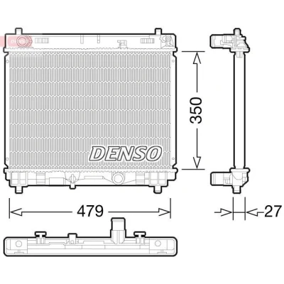 Bilde av Radiator DENSO DRM50058